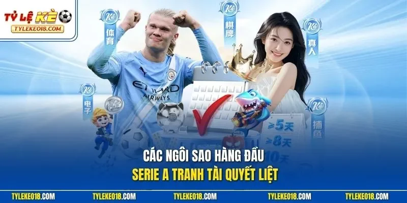 Các ngôi sao hàng đầu Serie A tranh tài quyết liệt