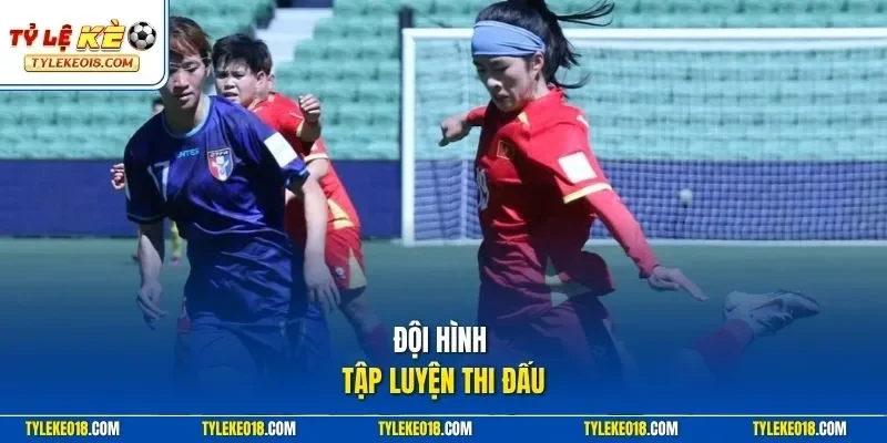 Đội hình tập luyện thi đấu
